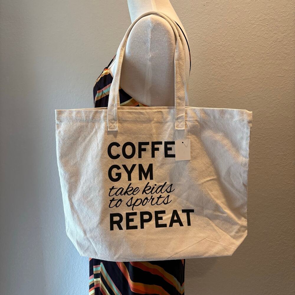 NATURAL CANVAS Mother’s Day Graphic Reusable Tote Bone Ss OS Casual On-The-Go